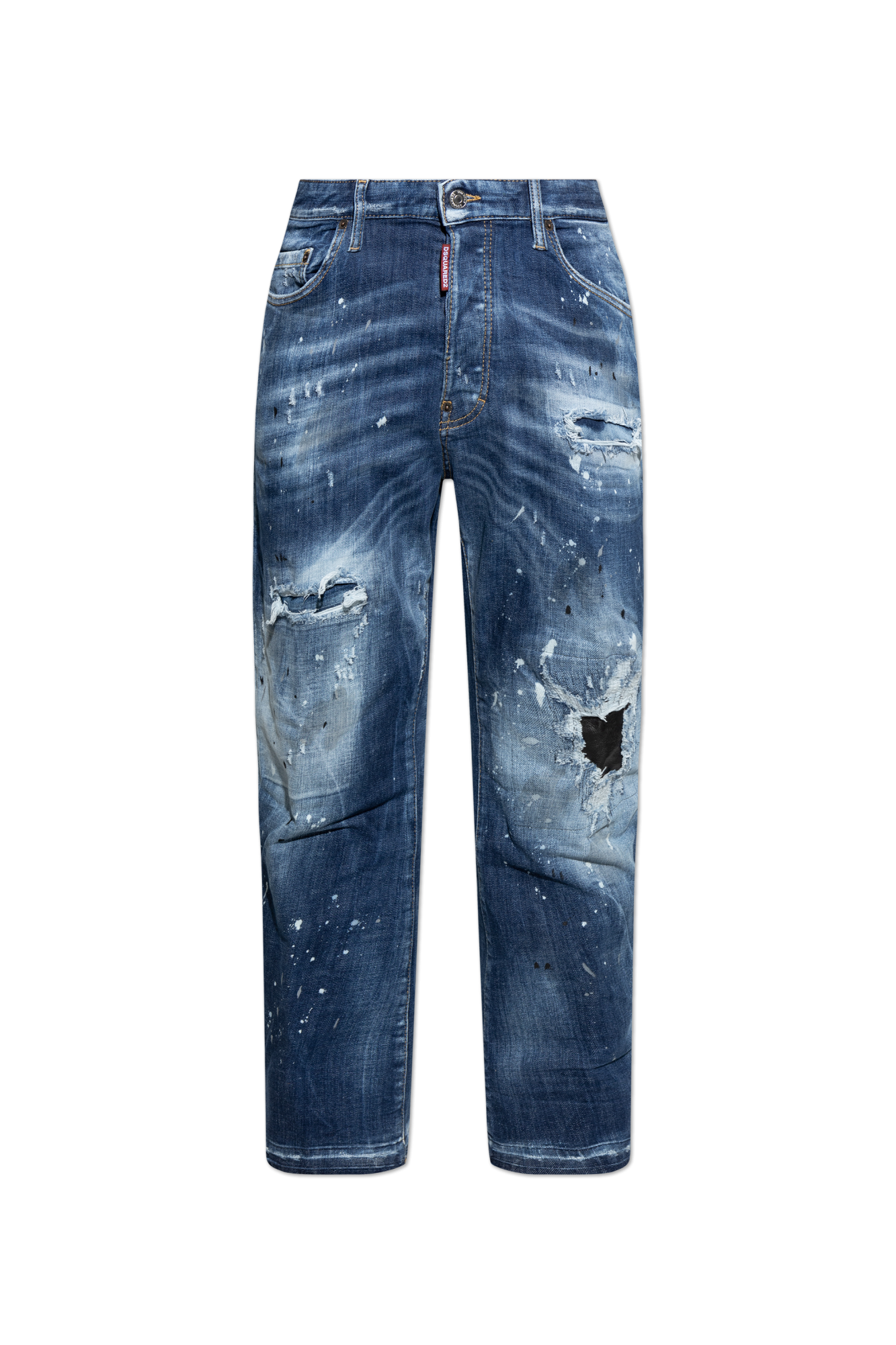 パンツ Dsquared2 Niebieski Jeansy `Bro` Dsquared2 - Vitkac Polska